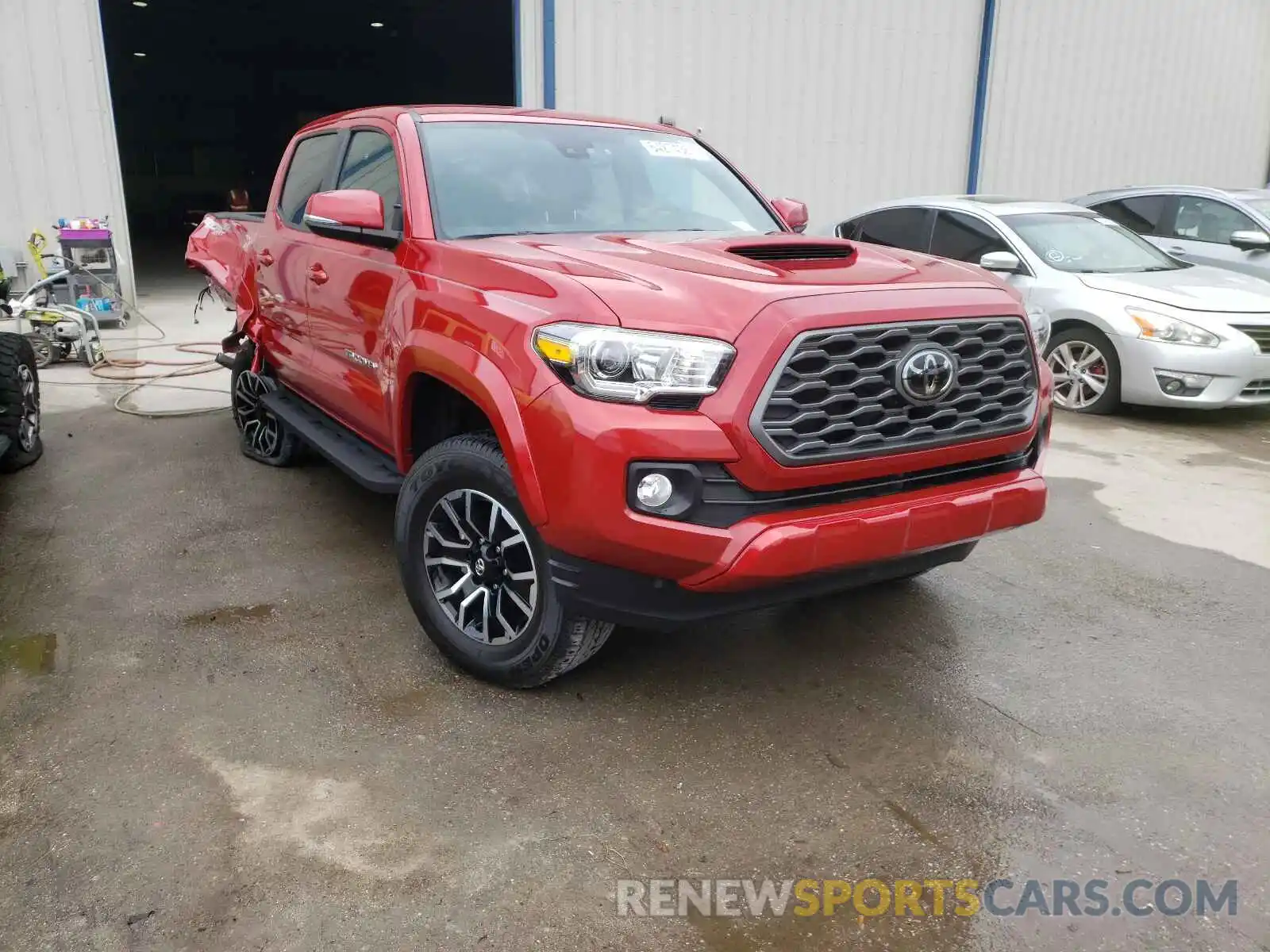 1 Photograph of a damaged car 5TFCZ5AN4MX274082 TOYOTA TACOMA 2021