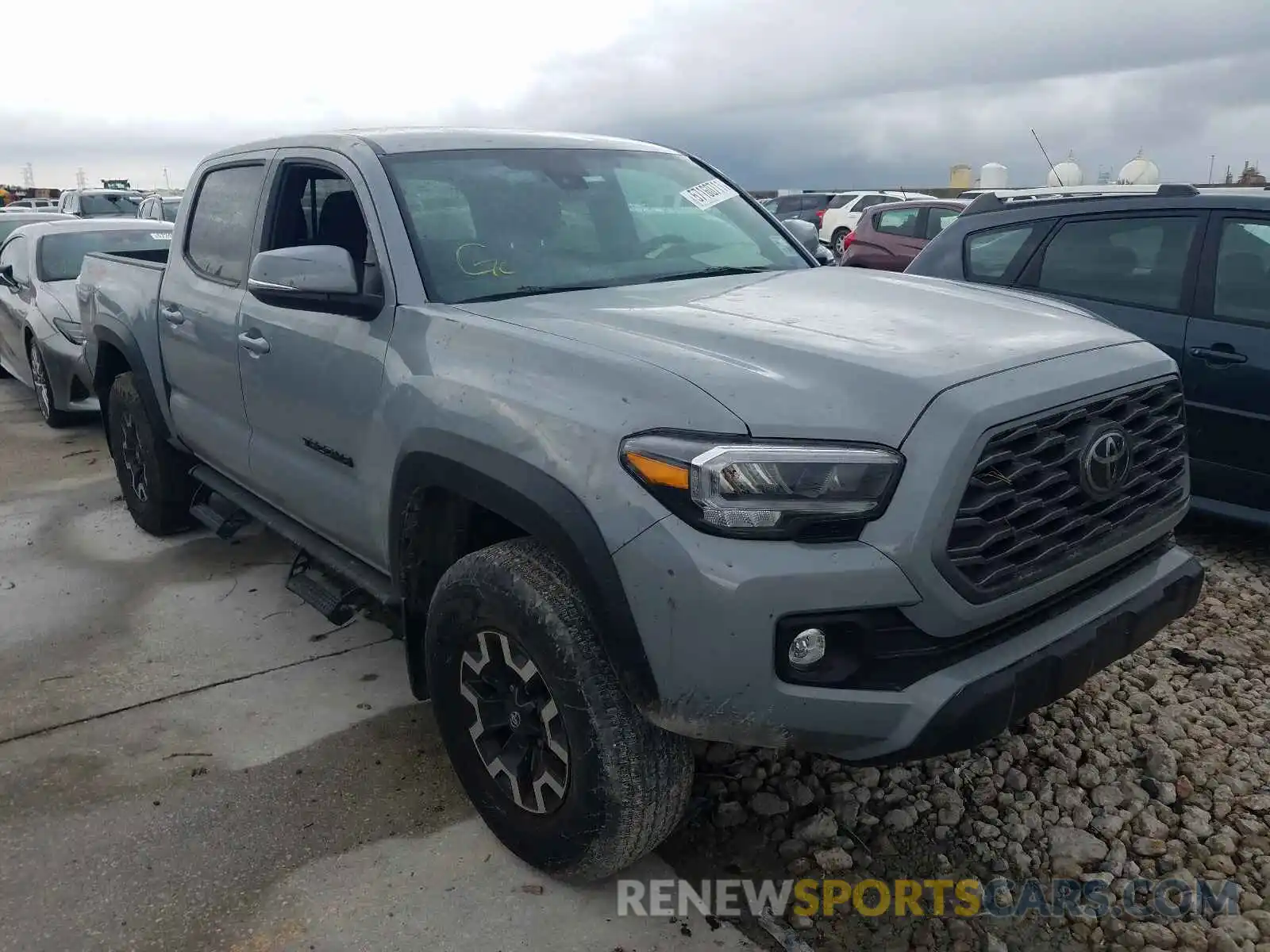 1 Photograph of a damaged car 5TFCZ5AN5MX247635 TOYOTA TACOMA 2021