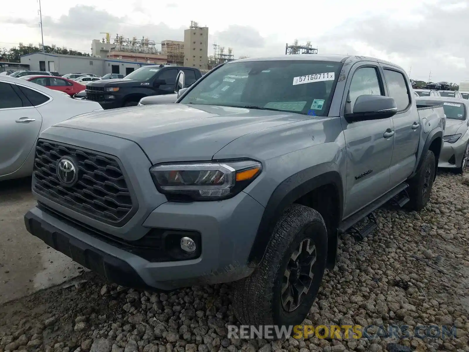 2 Photograph of a damaged car 5TFCZ5AN5MX247635 TOYOTA TACOMA 2021