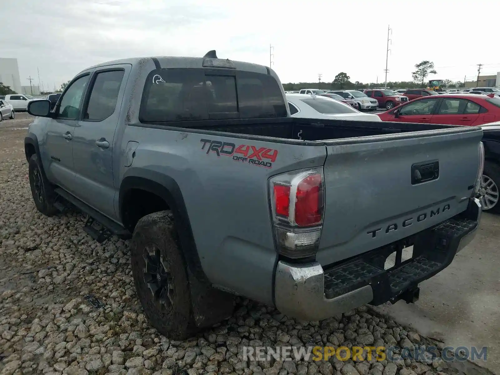 3 Photograph of a damaged car 5TFCZ5AN5MX247635 TOYOTA TACOMA 2021