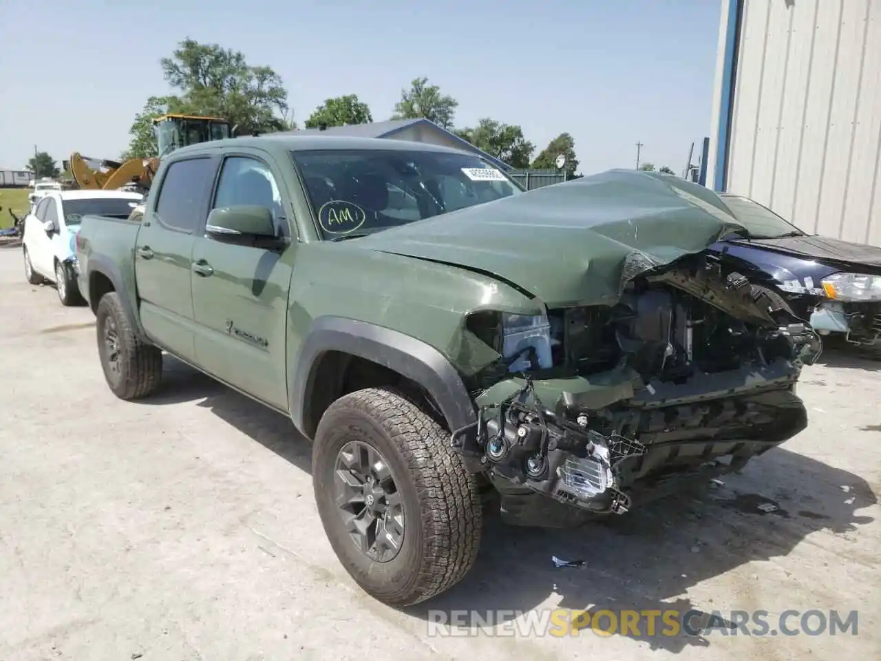 1 Photograph of a damaged car 5TFCZ5AN5MX248106 TOYOTA TACOMA 2021