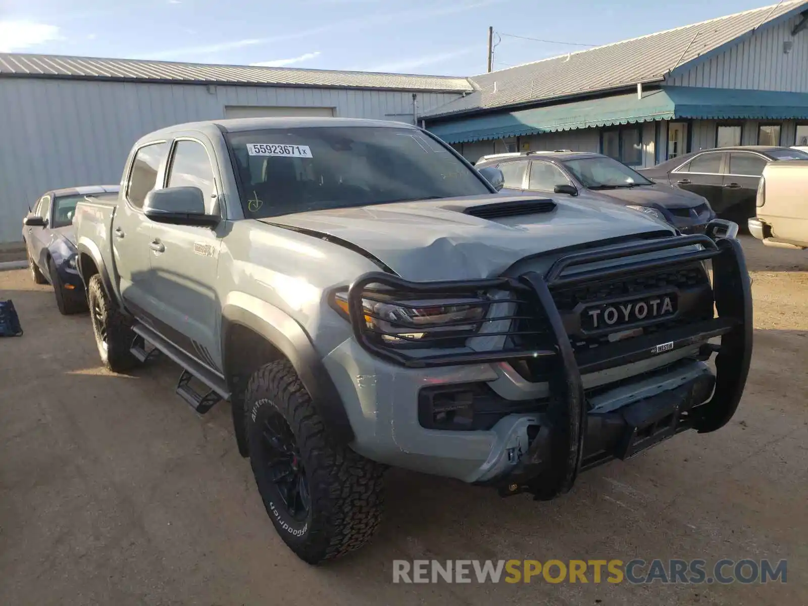 1 Photograph of a damaged car 5TFCZ5AN5MX248543 TOYOTA TACOMA 2021