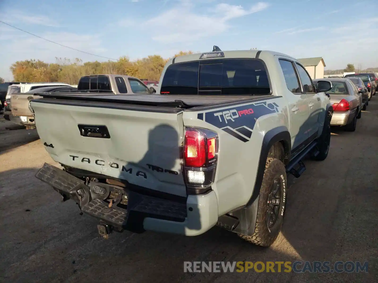 4 Photograph of a damaged car 5TFCZ5AN5MX248543 TOYOTA TACOMA 2021