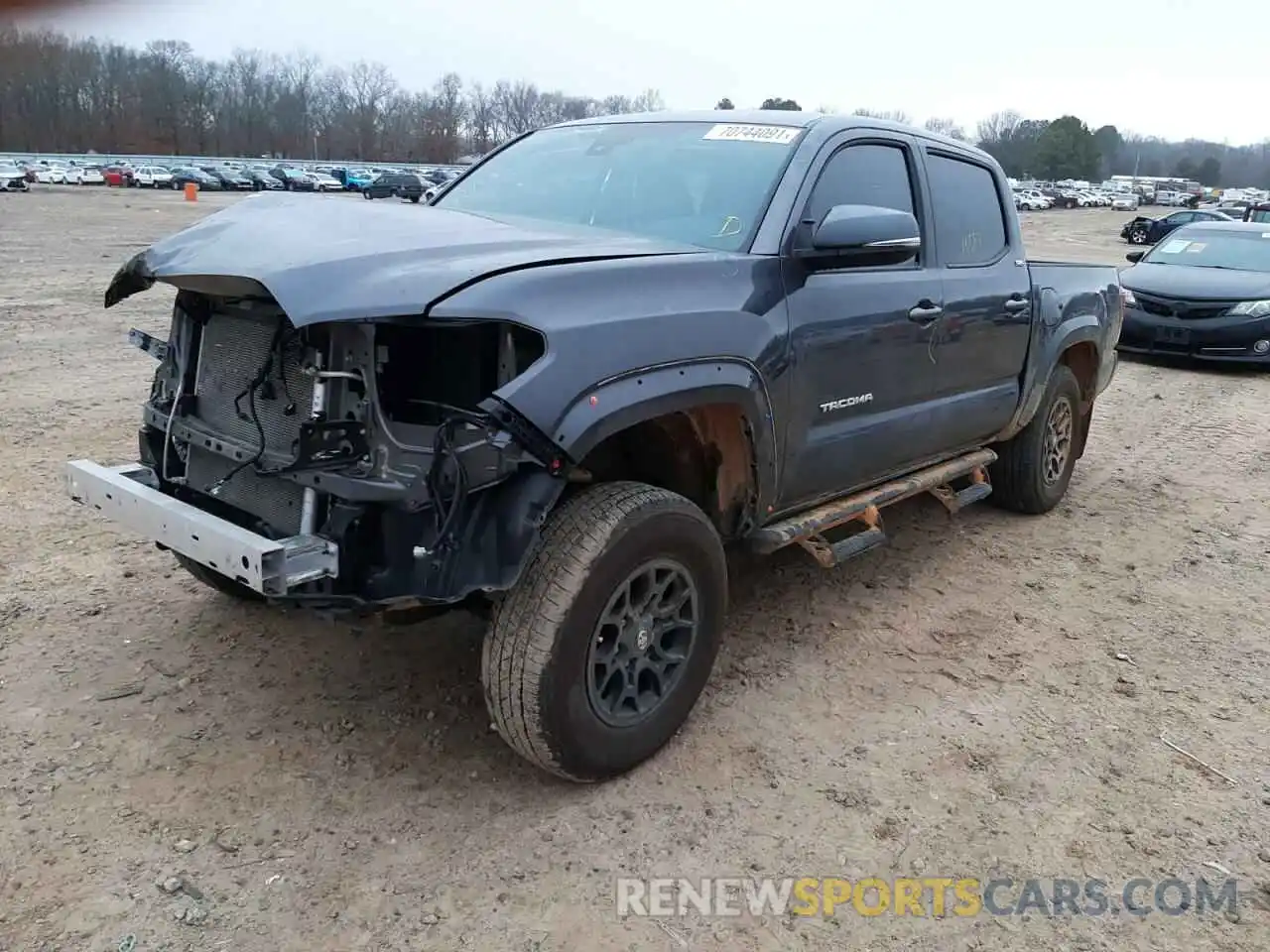 2 Photograph of a damaged car 5TFCZ5AN5MX250003 TOYOTA TACOMA 2021