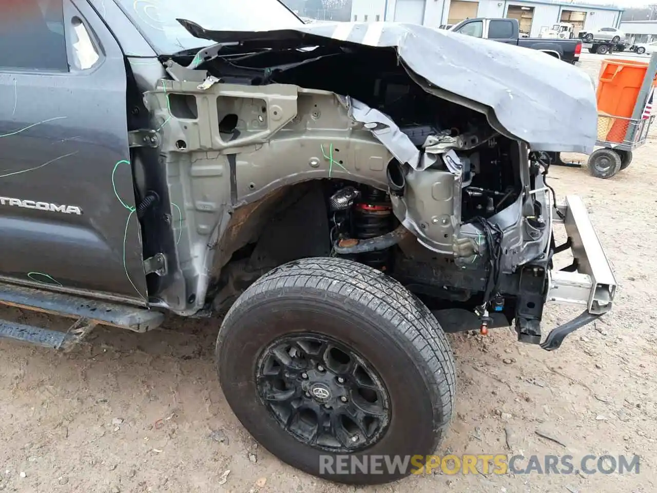 9 Photograph of a damaged car 5TFCZ5AN5MX250003 TOYOTA TACOMA 2021