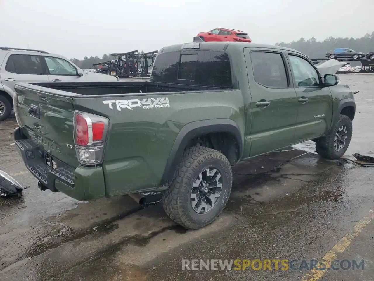 3 Photograph of a damaged car 5TFCZ5AN5MX252060 TOYOTA TACOMA 2021