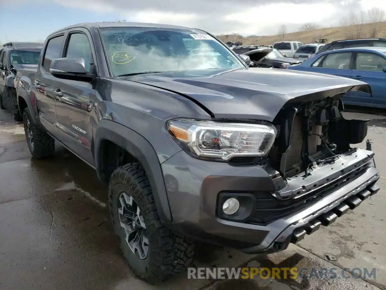 1 Photograph of a damaged car 5TFCZ5AN5MX252995 TOYOTA TACOMA 2021