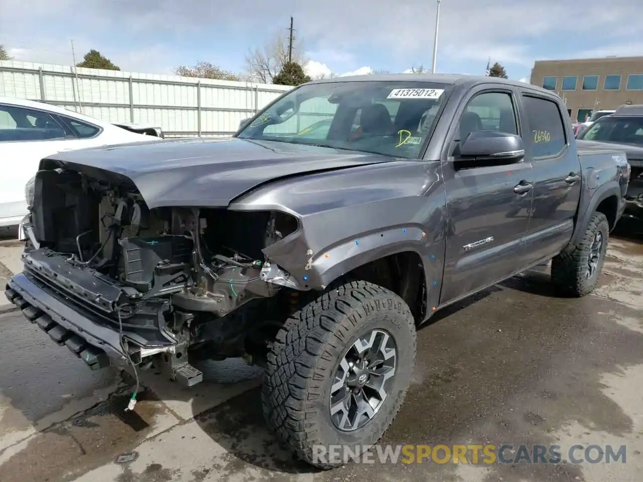 2 Photograph of a damaged car 5TFCZ5AN5MX252995 TOYOTA TACOMA 2021