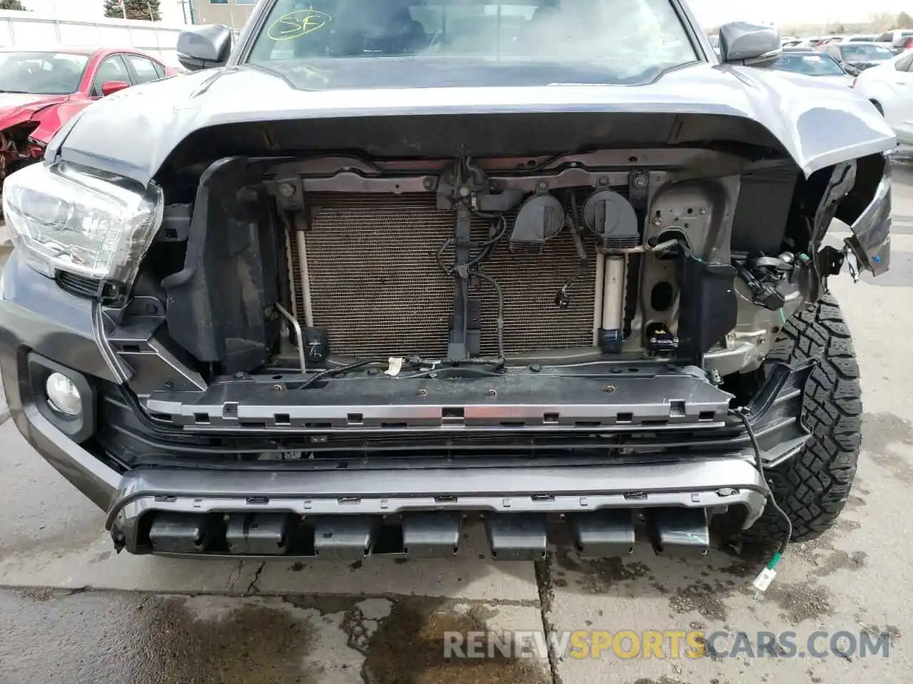 9 Photograph of a damaged car 5TFCZ5AN5MX252995 TOYOTA TACOMA 2021