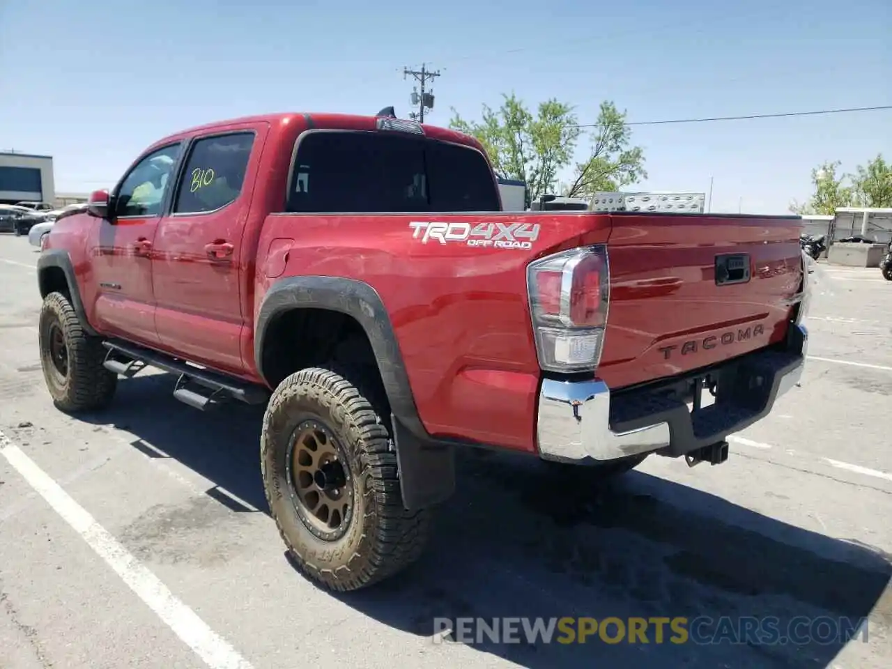 3 Photograph of a damaged car 5TFCZ5AN5MX255346 TOYOTA TACOMA 2021