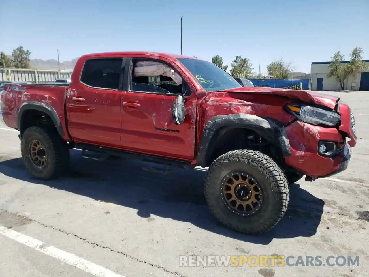 9 Photograph of a damaged car 5TFCZ5AN5MX255346 TOYOTA TACOMA 2021