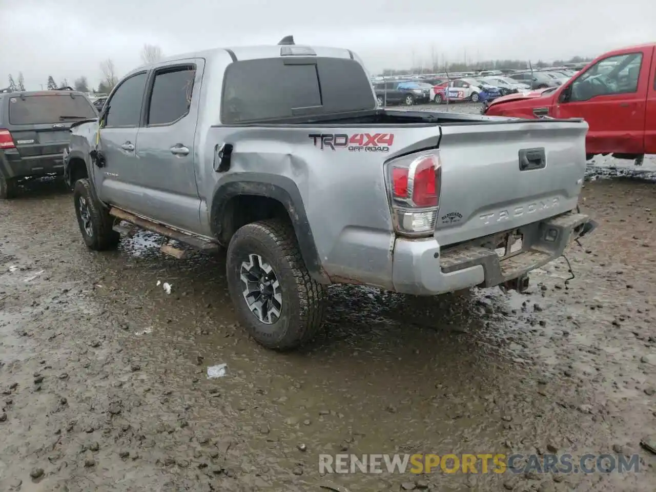 3 Photograph of a damaged car 5TFCZ5AN5MX258702 TOYOTA TACOMA 2021