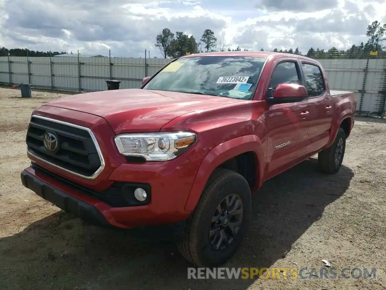 2 Photograph of a damaged car 5TFCZ5AN5MX260787 TOYOTA TACOMA 2021