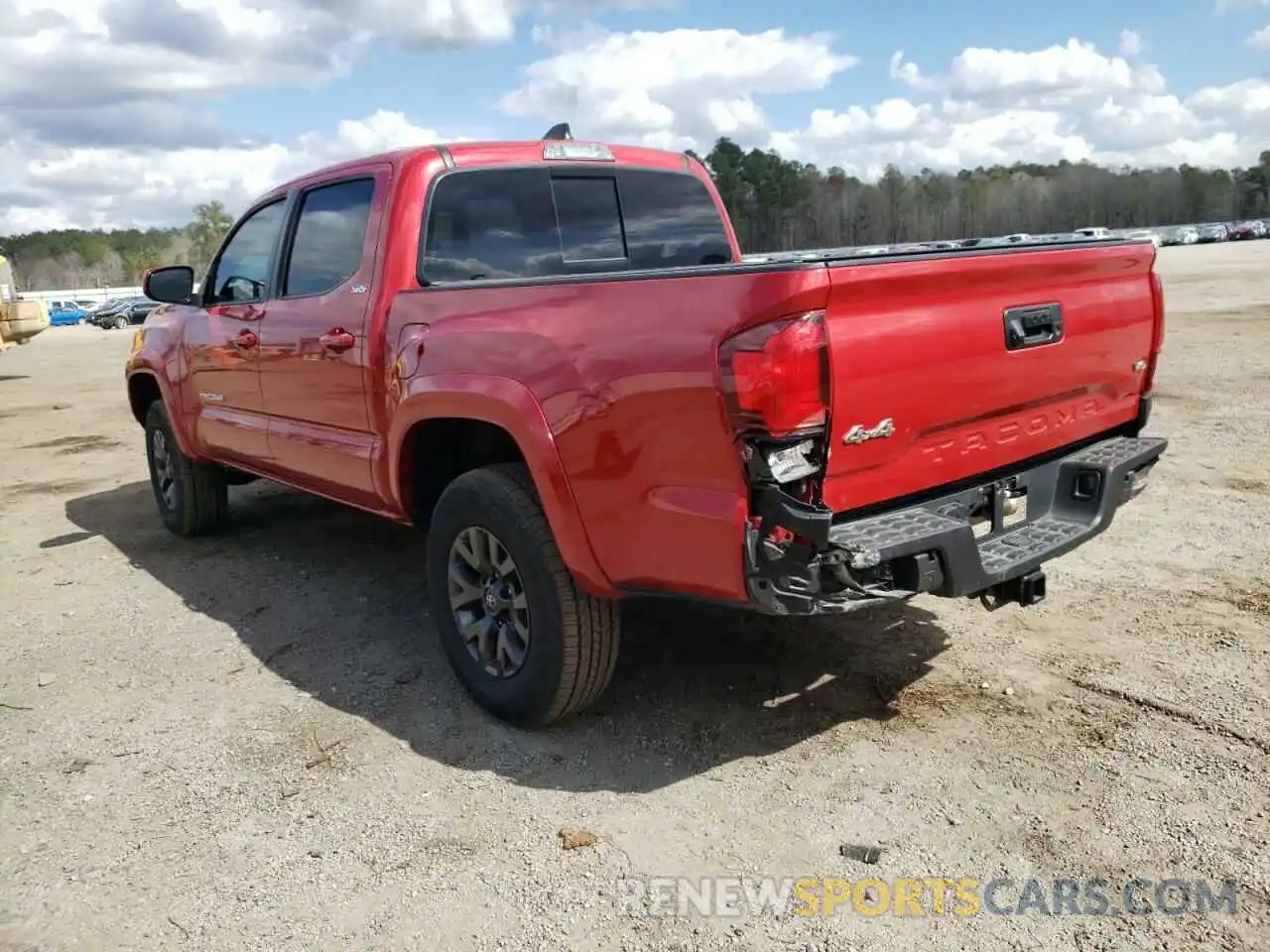 3 Photograph of a damaged car 5TFCZ5AN5MX260787 TOYOTA TACOMA 2021