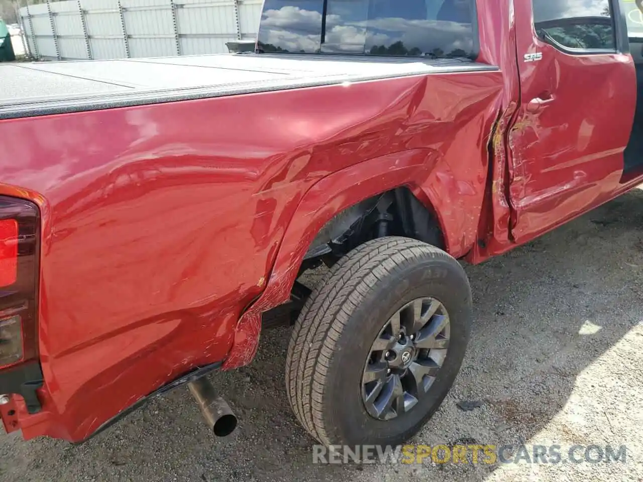 9 Photograph of a damaged car 5TFCZ5AN5MX260787 TOYOTA TACOMA 2021