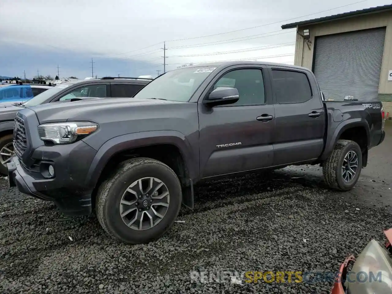 1 Photograph of a damaged car 5TFCZ5AN5MX265911 TOYOTA TACOMA 2021