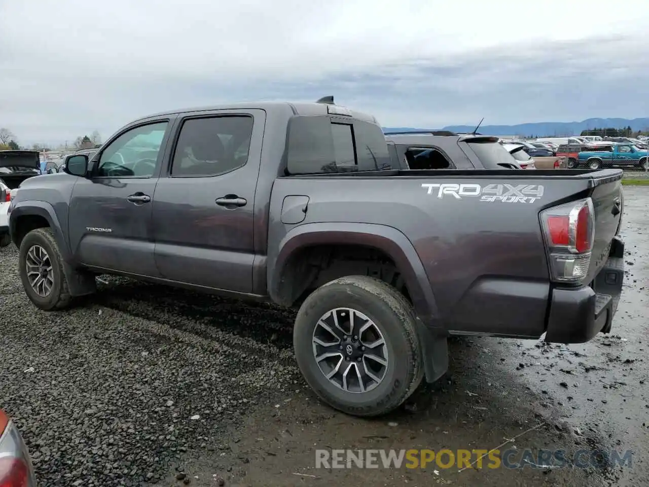 2 Photograph of a damaged car 5TFCZ5AN5MX265911 TOYOTA TACOMA 2021