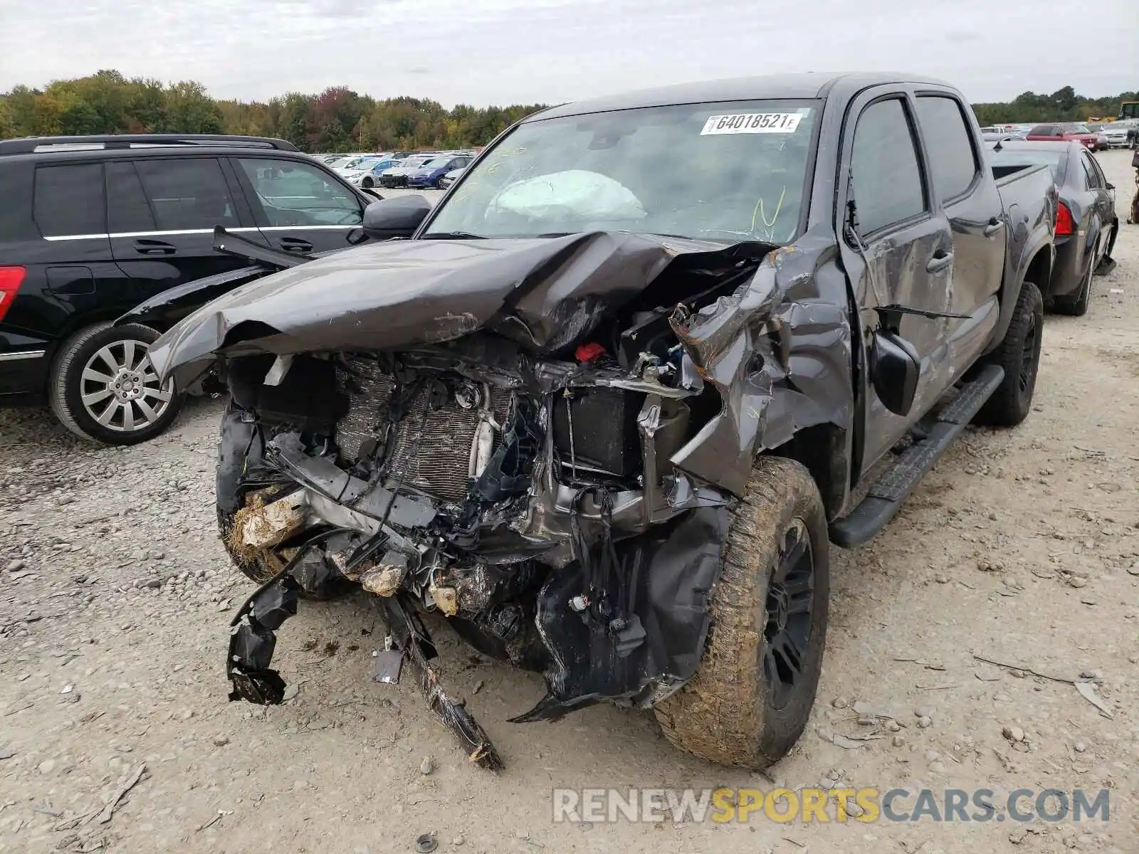 2 Photograph of a damaged car 5TFCZ5AN5MX267593 TOYOTA TACOMA 2021