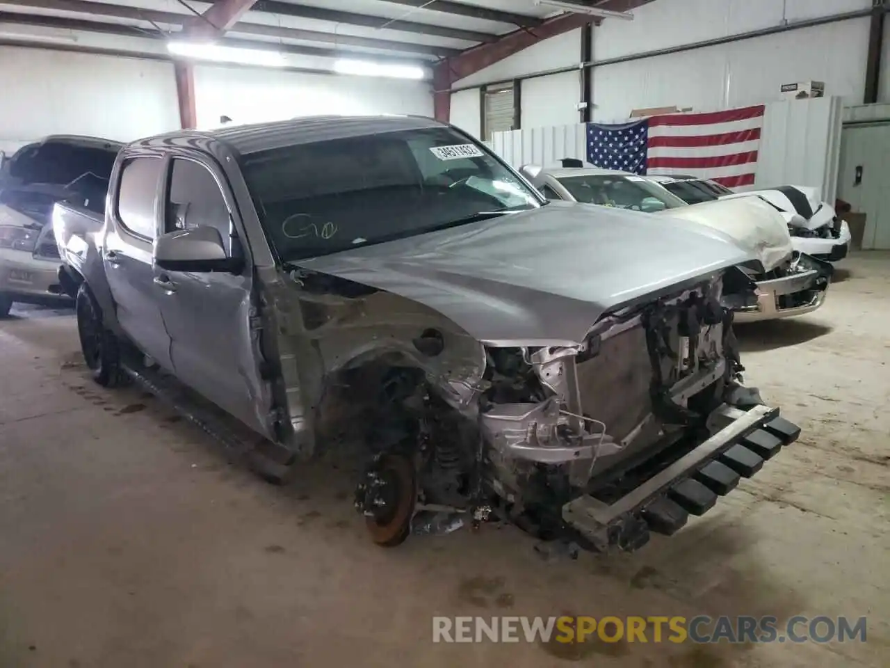 1 Photograph of a damaged car 5TFCZ5AN5MX273989 TOYOTA TACOMA 2021