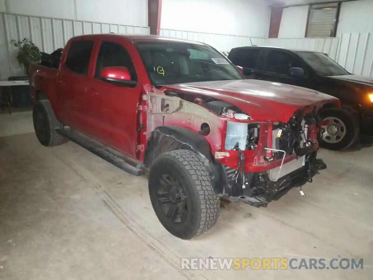 1 Photograph of a damaged car 5TFCZ5AN5MX282479 TOYOTA TACOMA 2021