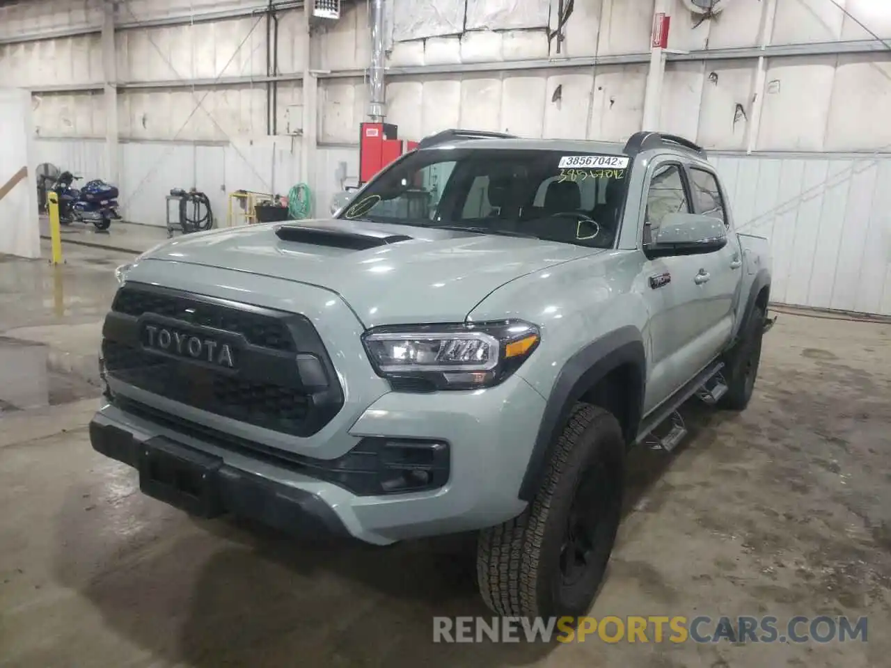 2 Photograph of a damaged car 5TFCZ5AN6MX245179 TOYOTA TACOMA 2021