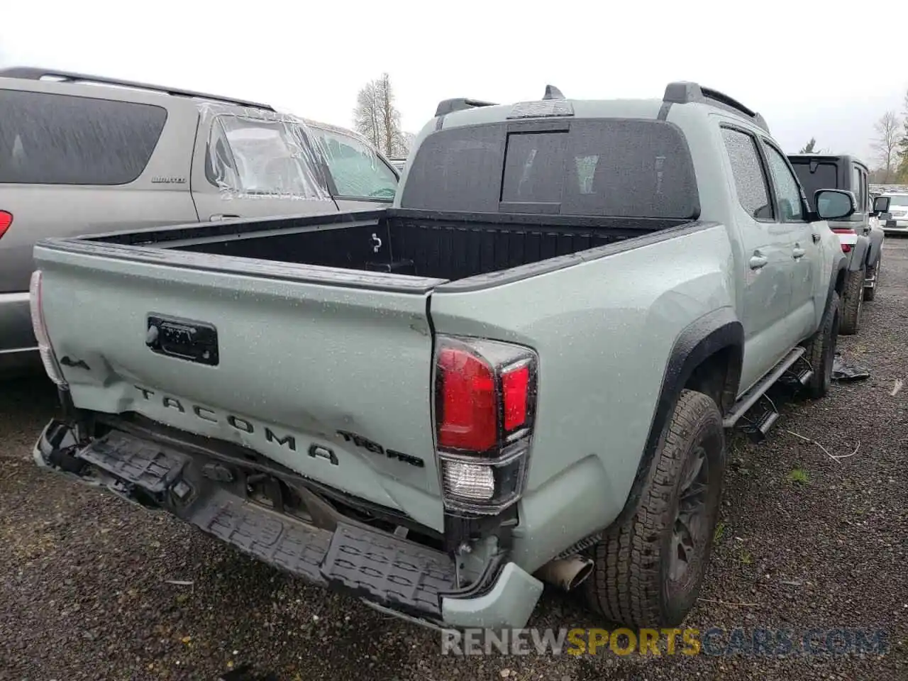 4 Фотография поврежденного автомобиля 5TFCZ5AN6MX245179 TOYOTA TACOMA 2021