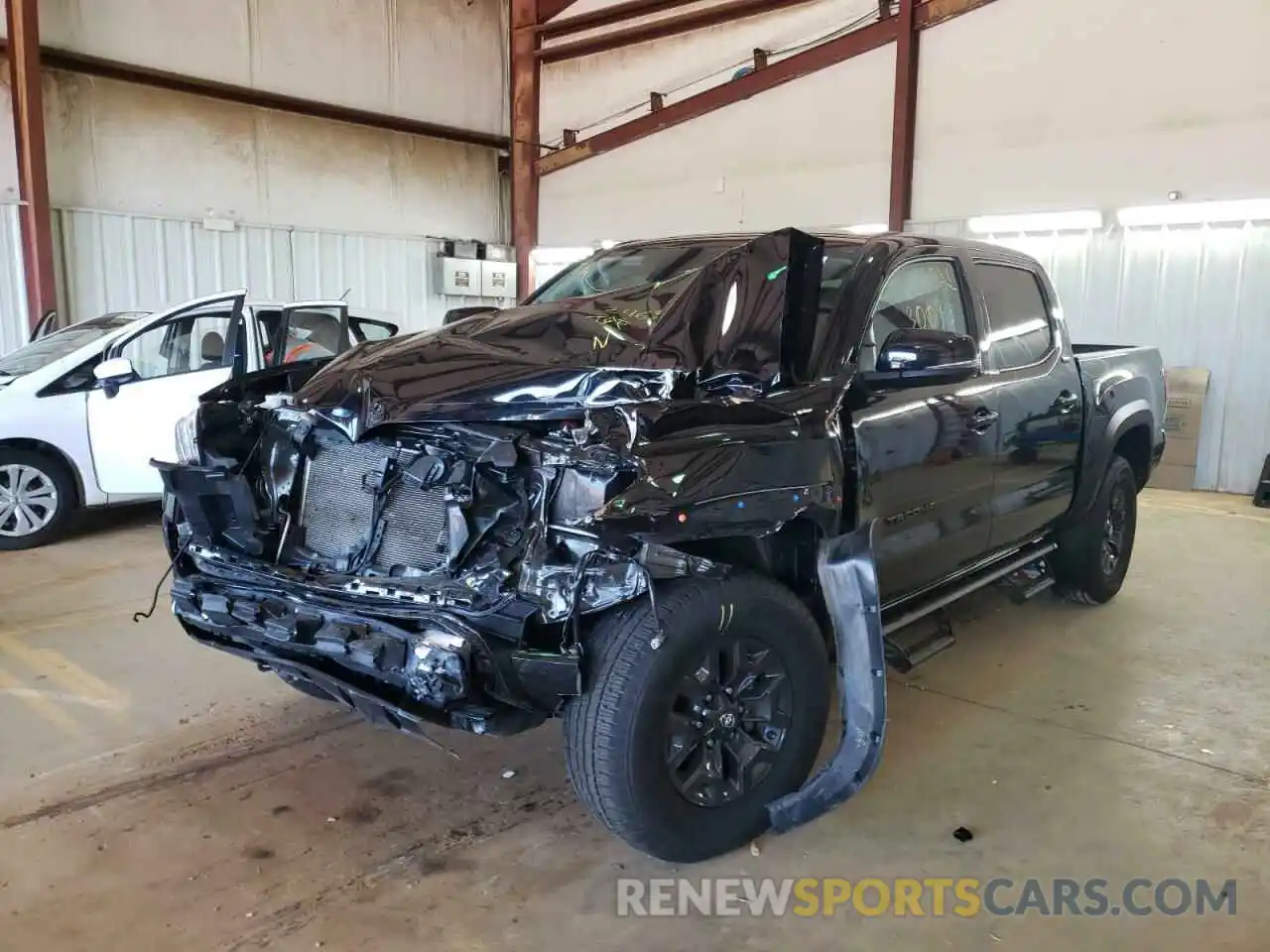 2 Photograph of a damaged car 5TFCZ5AN6MX246350 TOYOTA TACOMA 2021