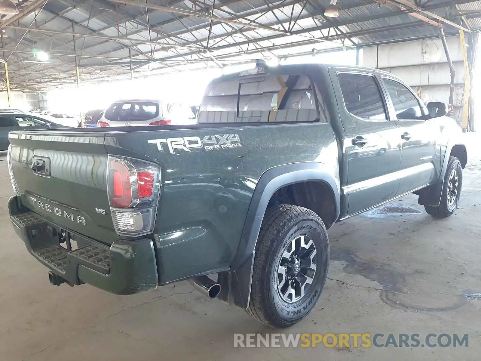 4 Фотография поврежденного автомобиля 5TFCZ5AN6MX250527 TOYOTA TACOMA 2021