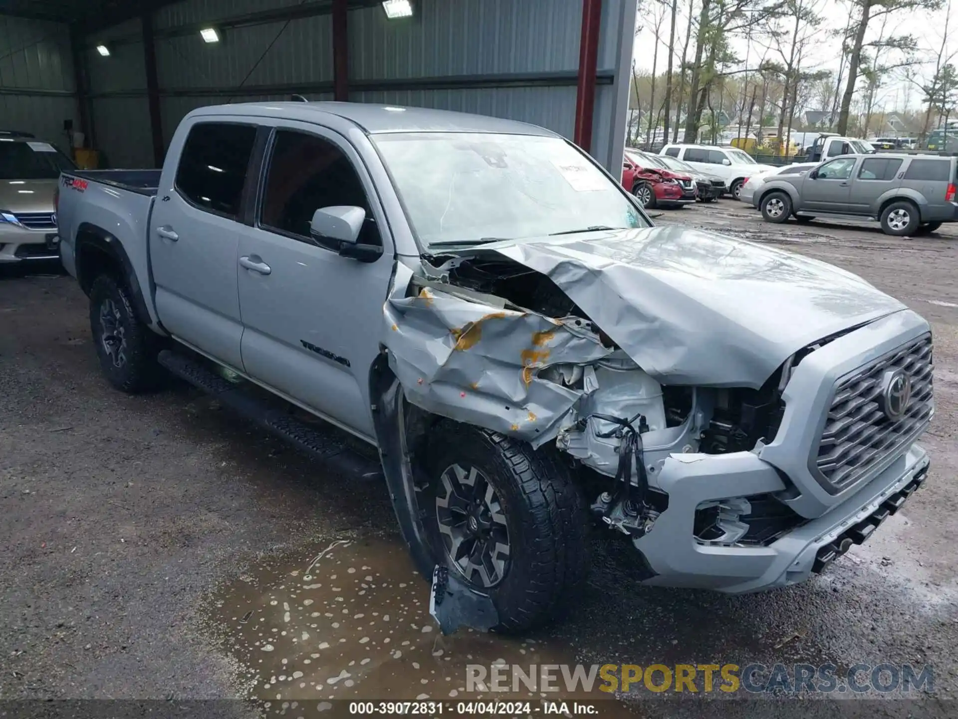 1 Photograph of a damaged car 5TFCZ5AN6MX254013 TOYOTA TACOMA 2021