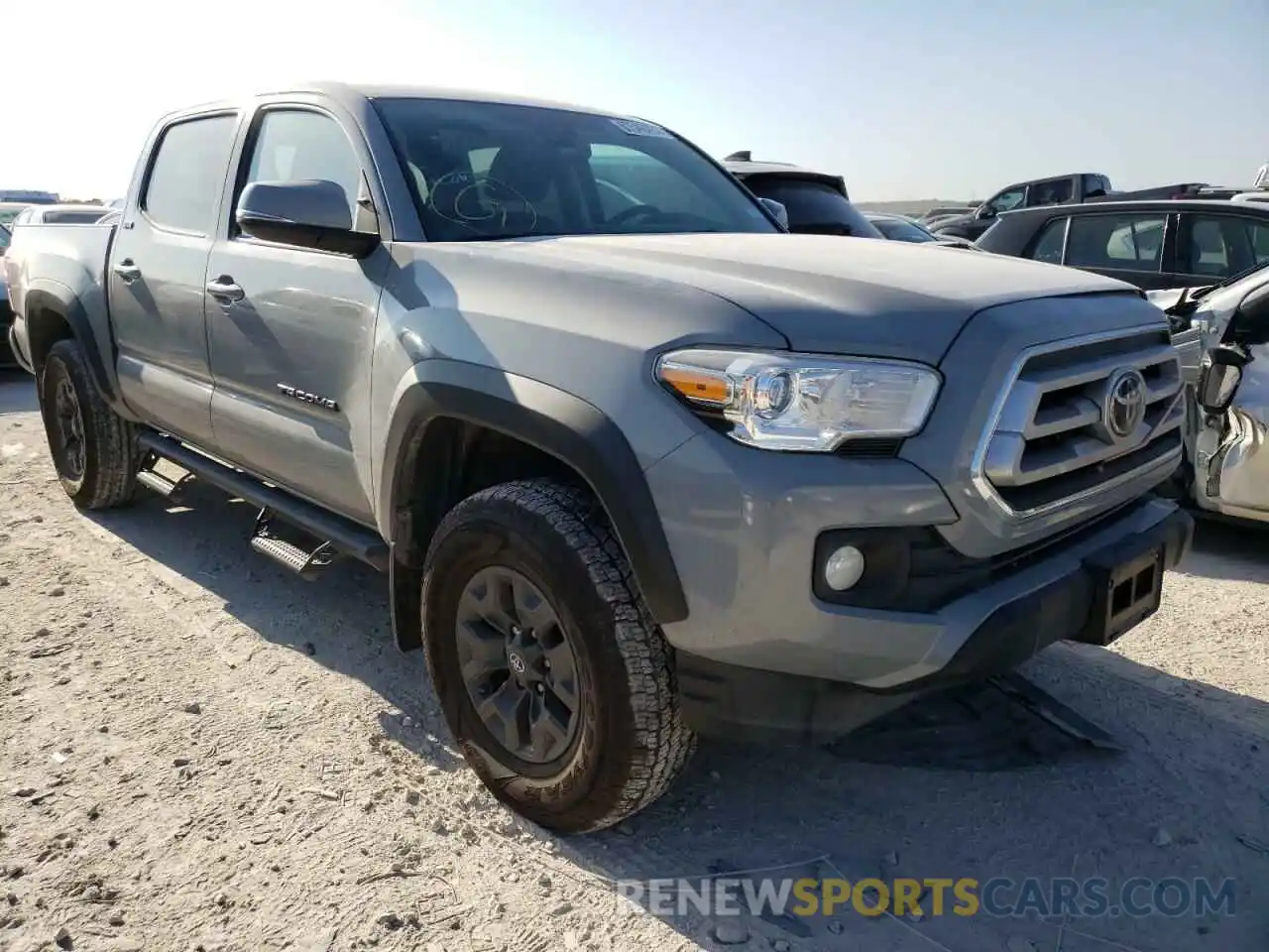 1 Photograph of a damaged car 5TFCZ5AN6MX256246 TOYOTA TACOMA 2021