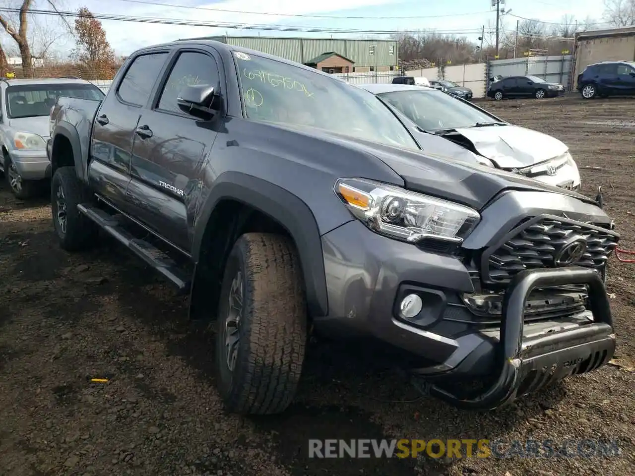 1 Photograph of a damaged car 5TFCZ5AN6MX256991 TOYOTA TACOMA 2021