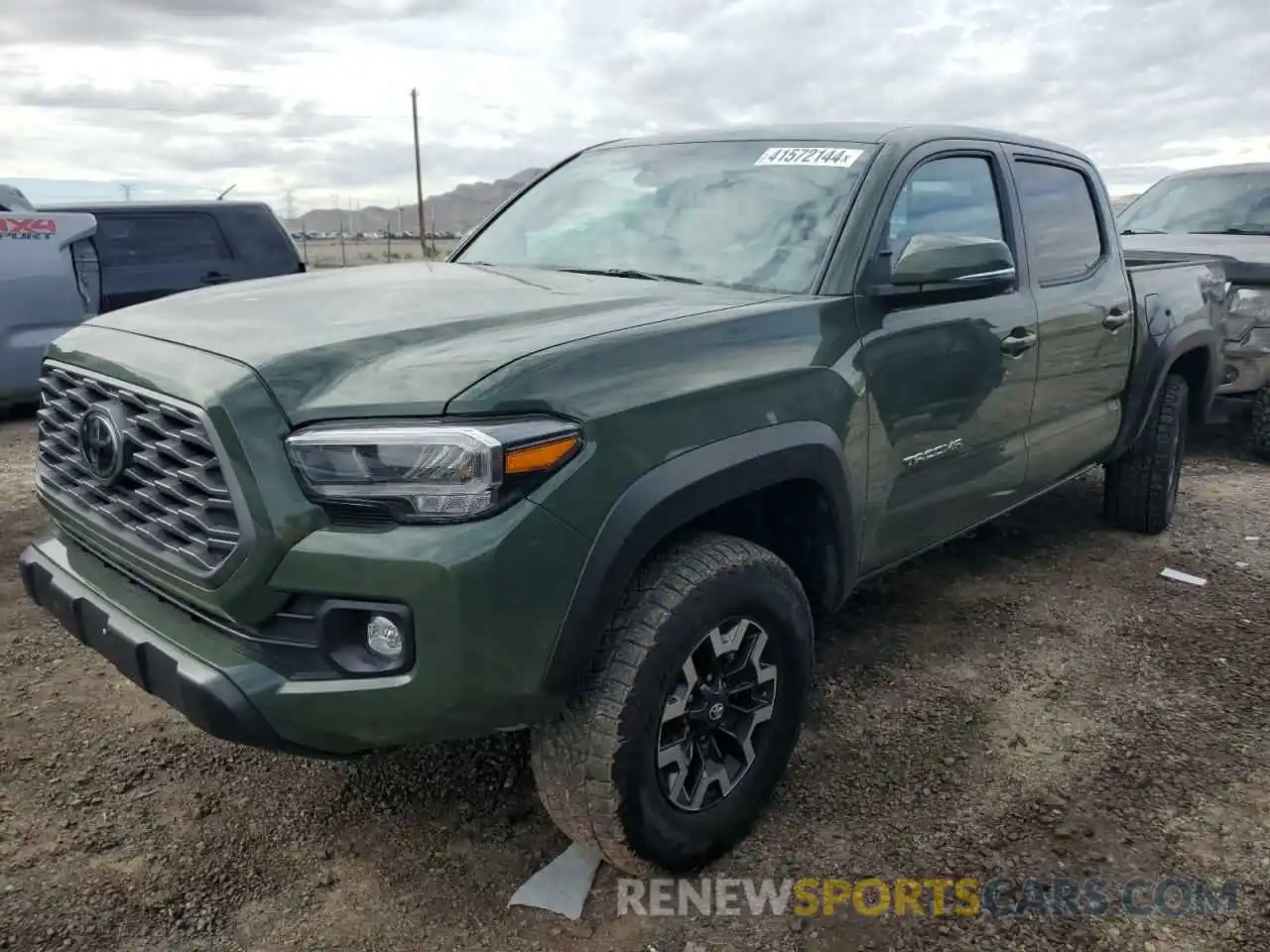 1 Photograph of a damaged car 5TFCZ5AN6MX259180 TOYOTA TACOMA 2021