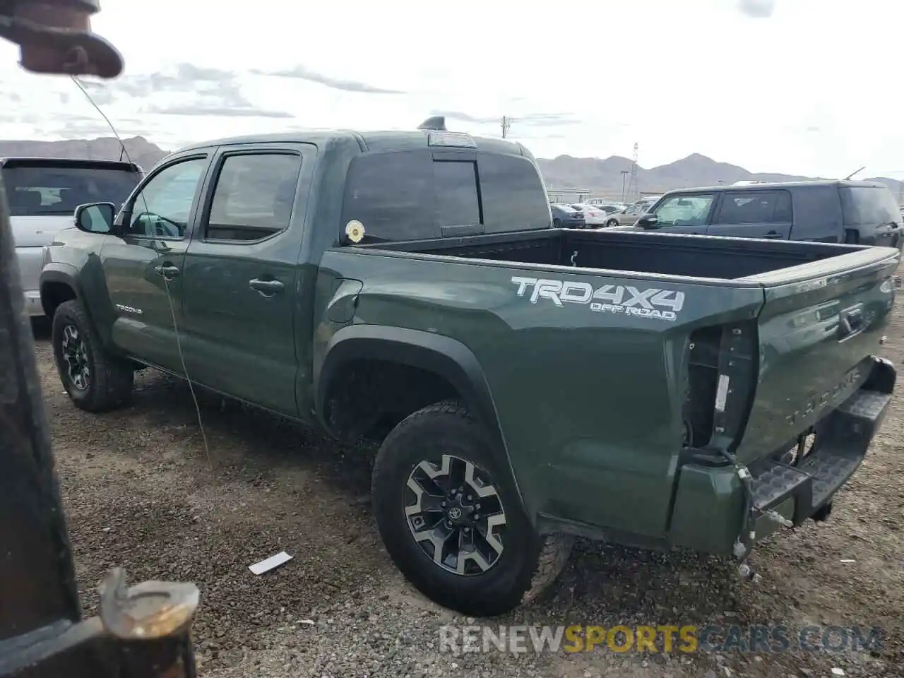 2 Photograph of a damaged car 5TFCZ5AN6MX259180 TOYOTA TACOMA 2021