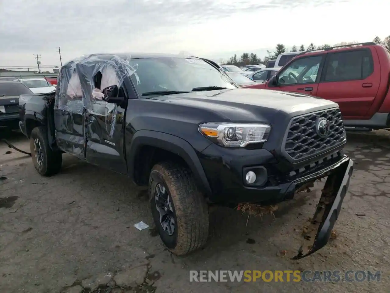 1 Photograph of a damaged car 5TFCZ5AN6MX263892 TOYOTA TACOMA 2021