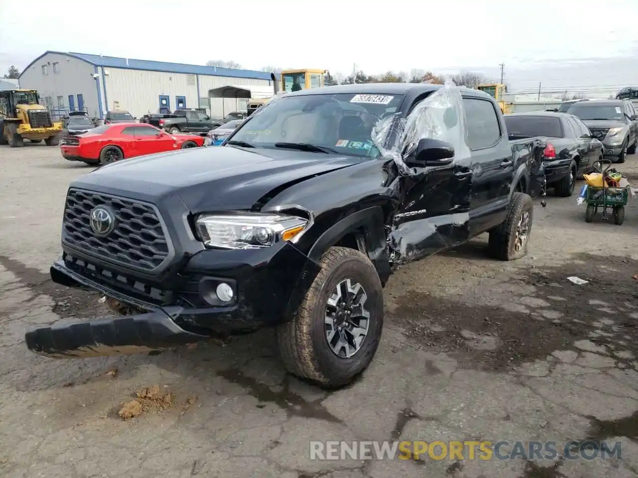 2 Photograph of a damaged car 5TFCZ5AN6MX263892 TOYOTA TACOMA 2021