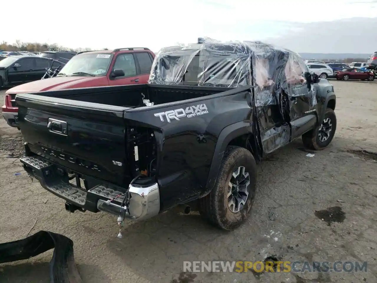 4 Фотография поврежденного автомобиля 5TFCZ5AN6MX263892 TOYOTA TACOMA 2021