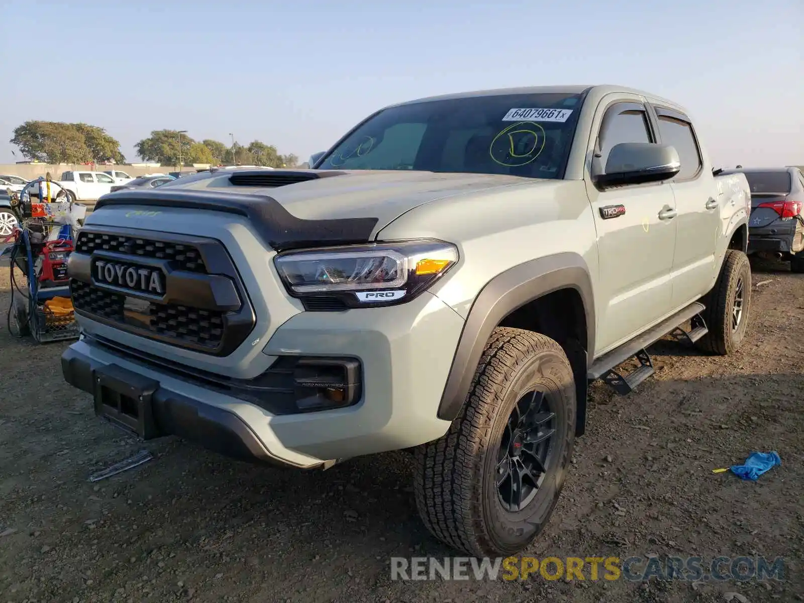 2 Photograph of a damaged car 5TFCZ5AN6MX264587 TOYOTA TACOMA 2021