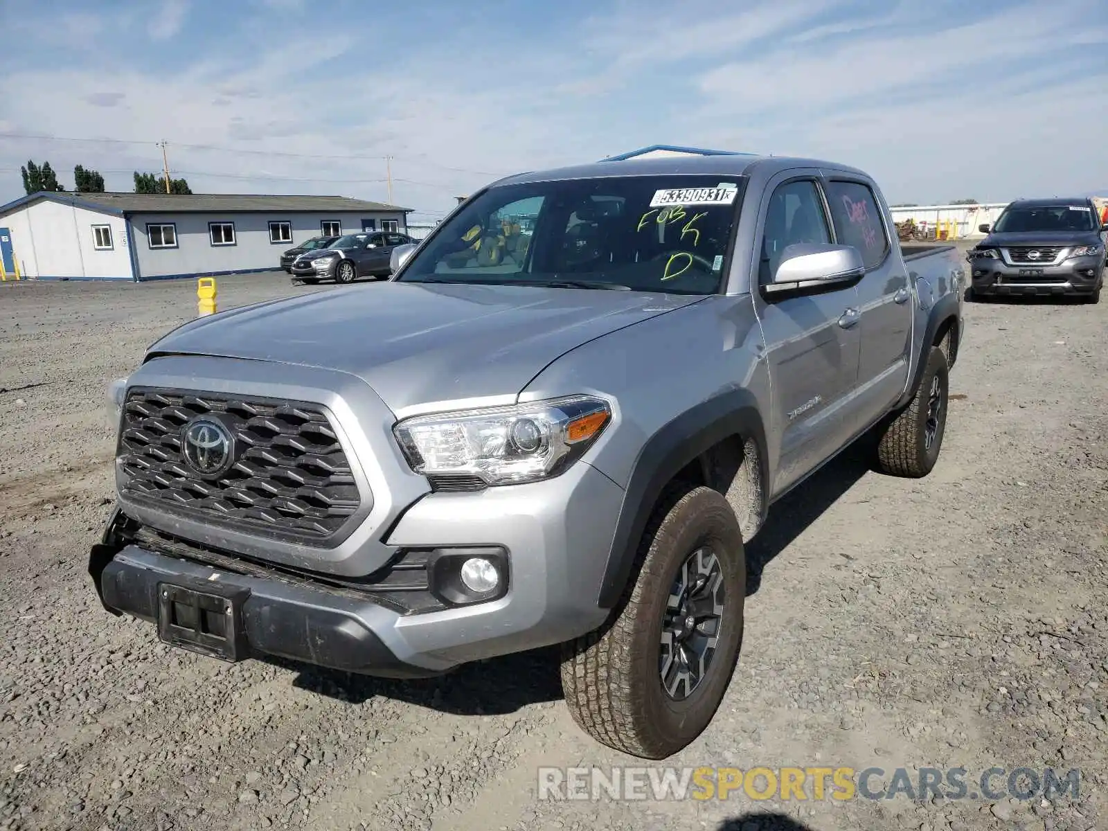 2 Photograph of a damaged car 5TFCZ5AN6MX268073 TOYOTA TACOMA 2021