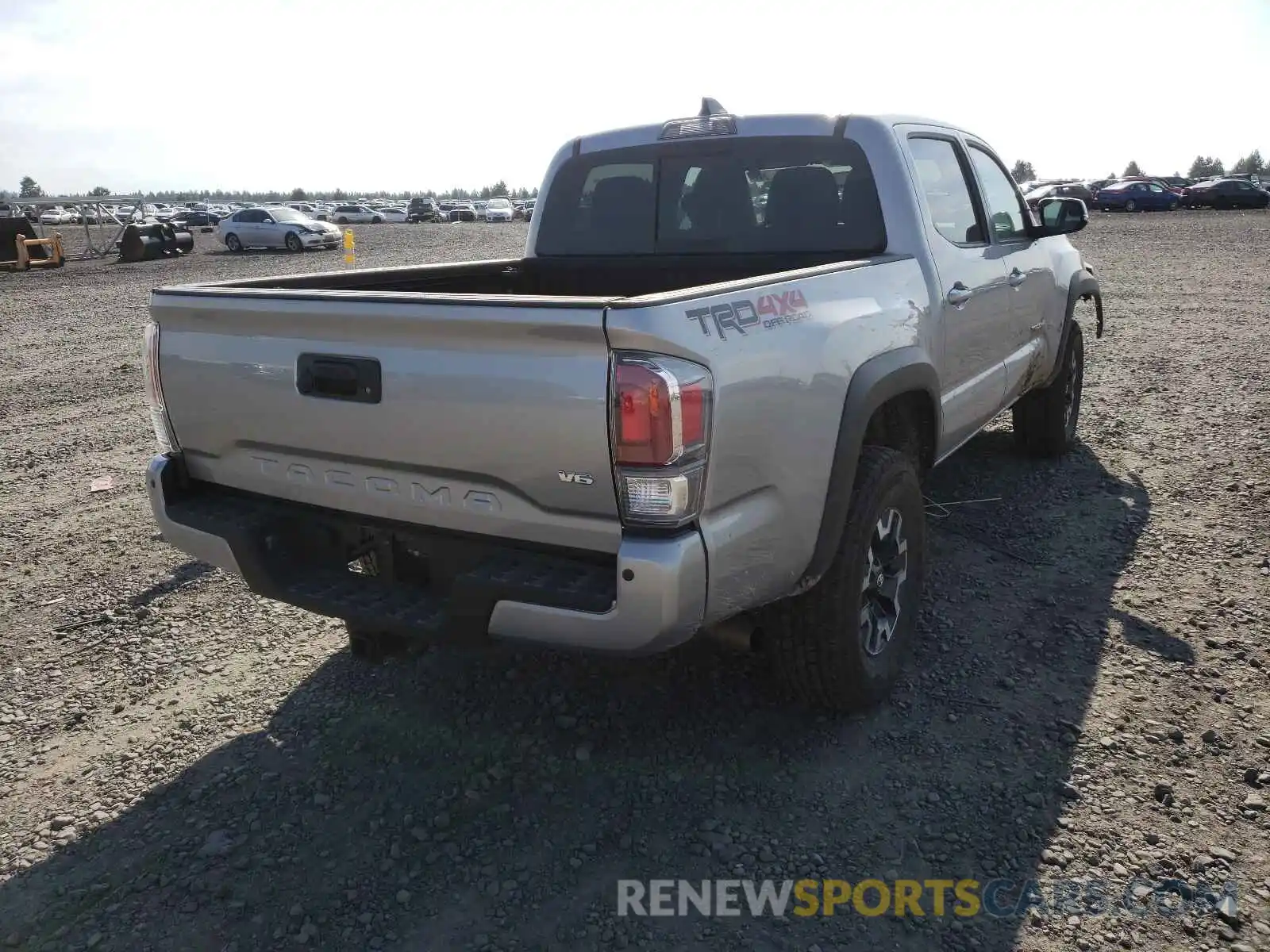 4 Photograph of a damaged car 5TFCZ5AN6MX268073 TOYOTA TACOMA 2021