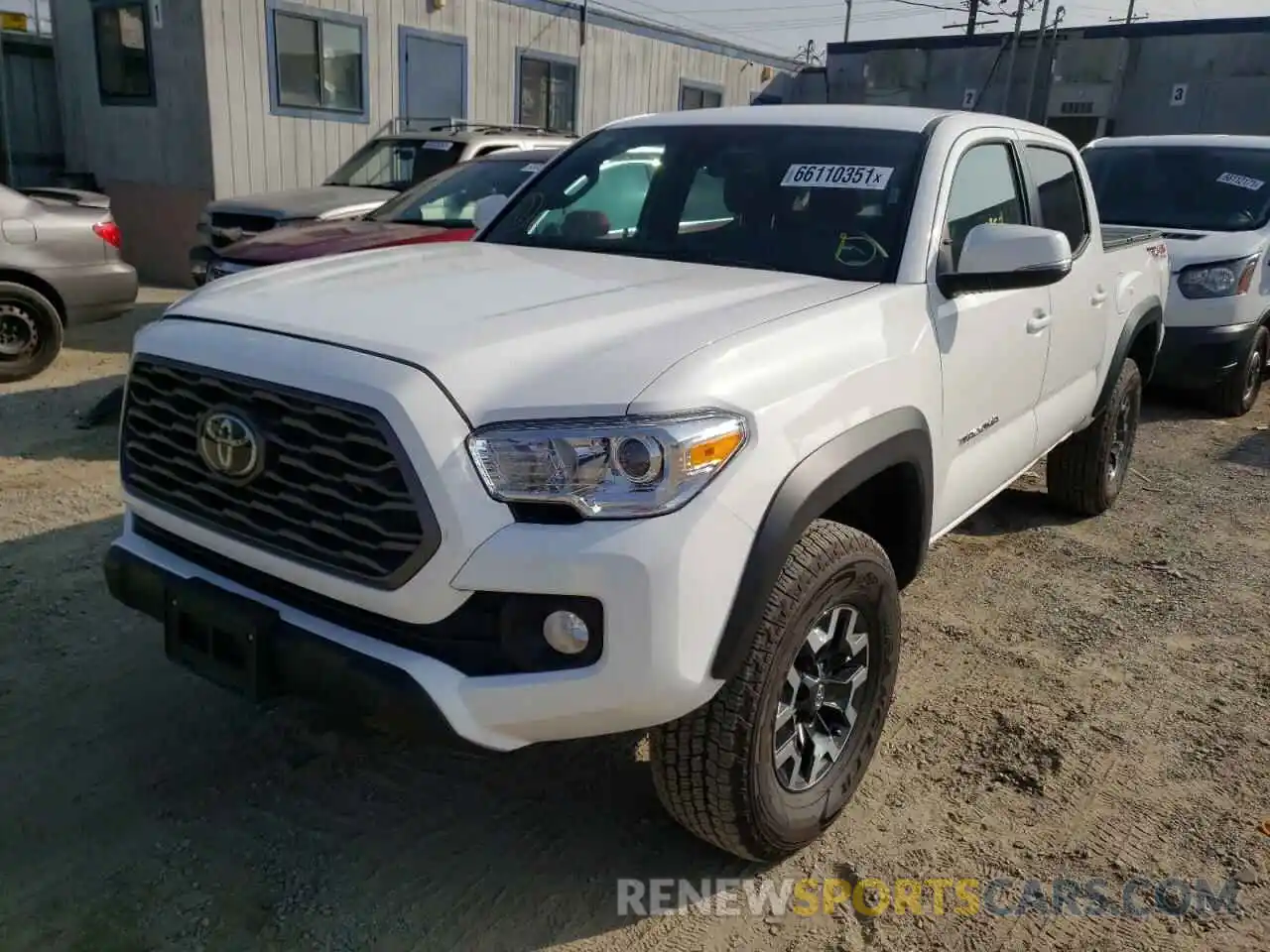 2 Photograph of a damaged car 5TFCZ5AN6MX269059 TOYOTA TACOMA 2021