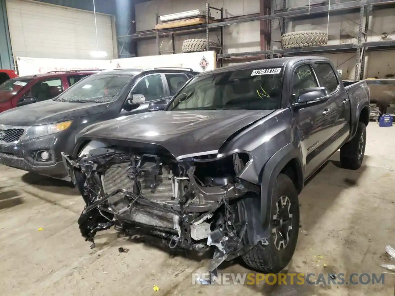 2 Photograph of a damaged car 5TFCZ5AN6MX269272 TOYOTA TACOMA 2021