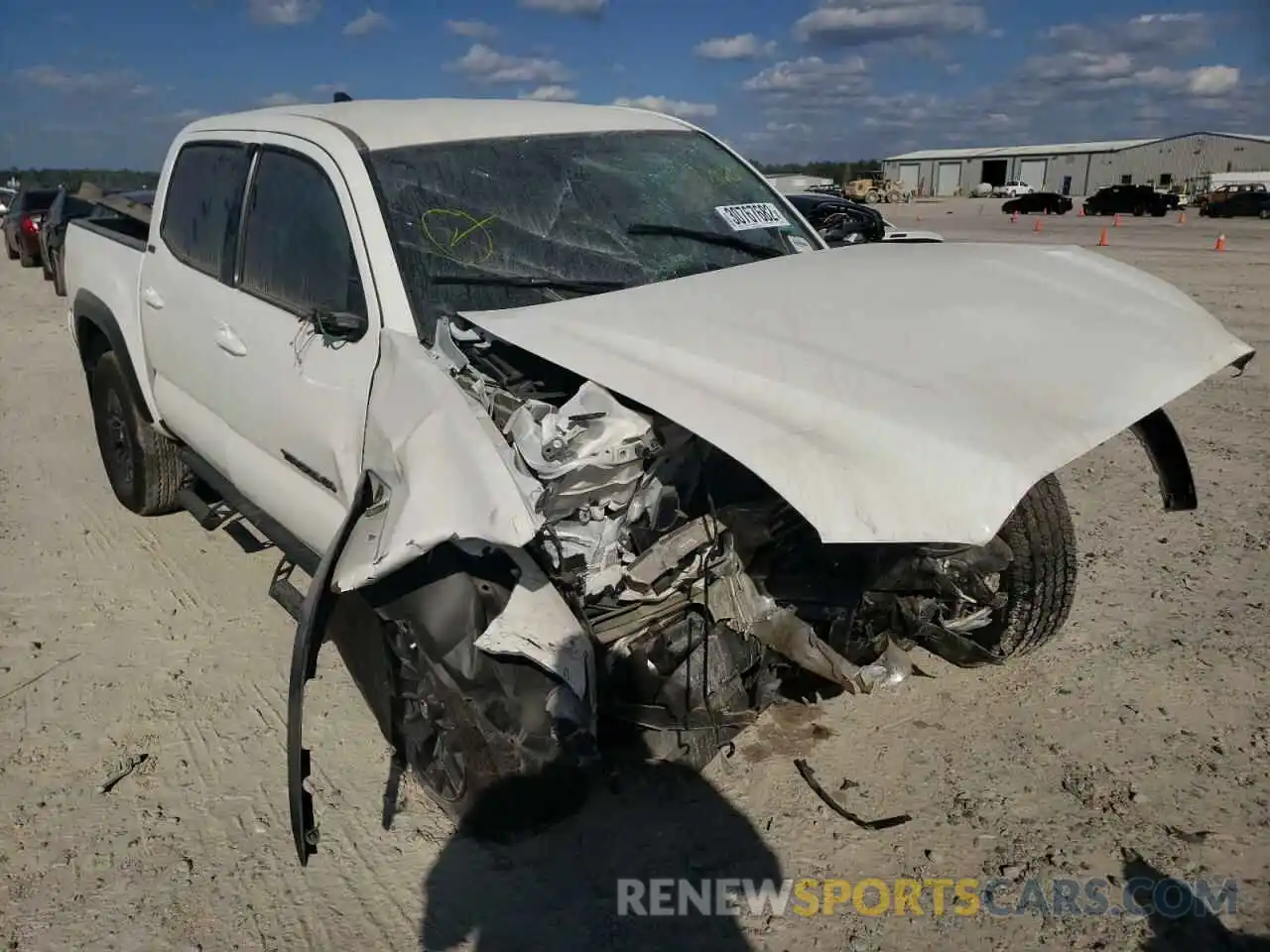 1 Photograph of a damaged car 5TFCZ5AN6MX272270 TOYOTA TACOMA 2021