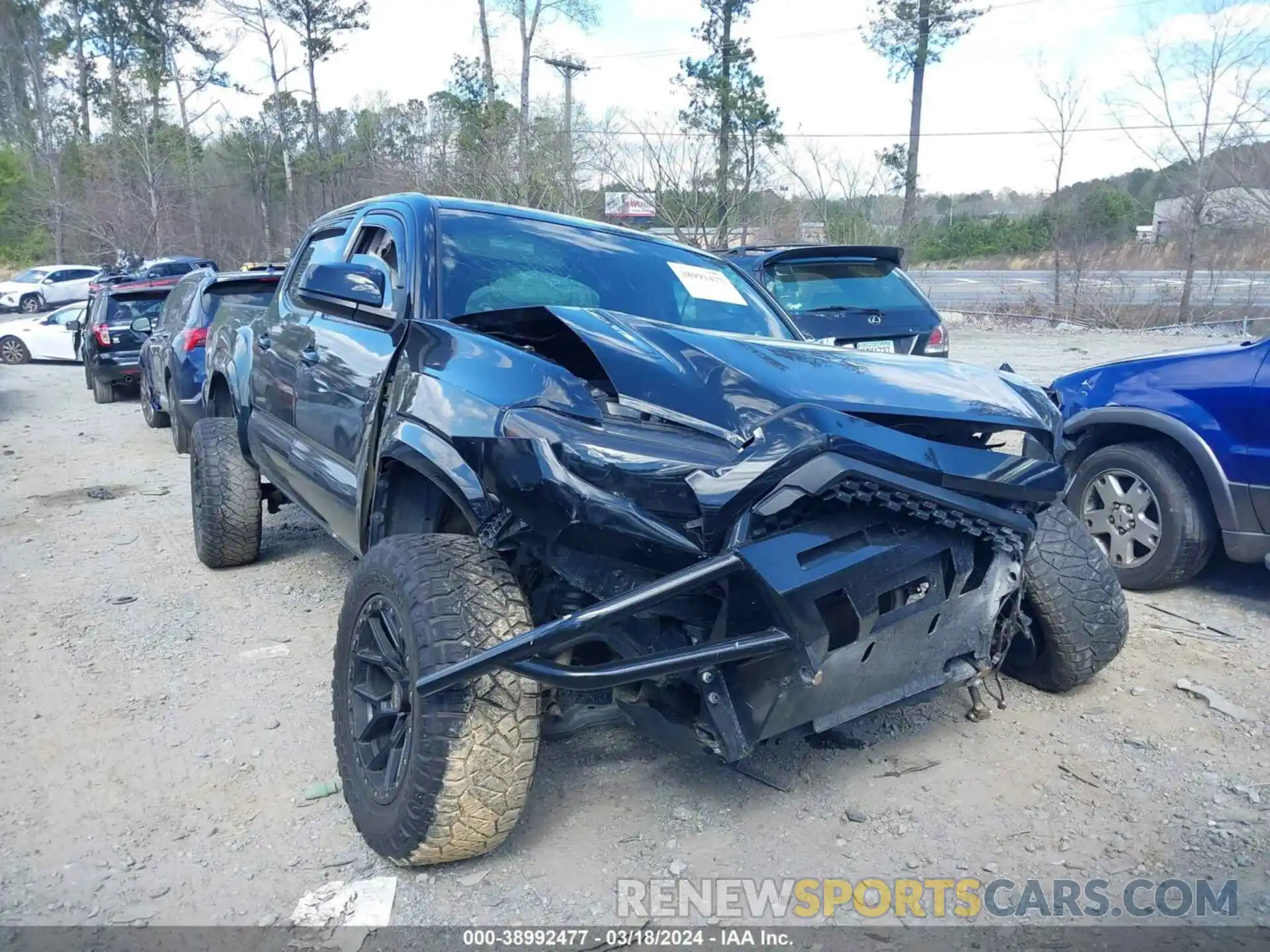 1 Photograph of a damaged car 5TFCZ5AN6MX273502 TOYOTA TACOMA 2021