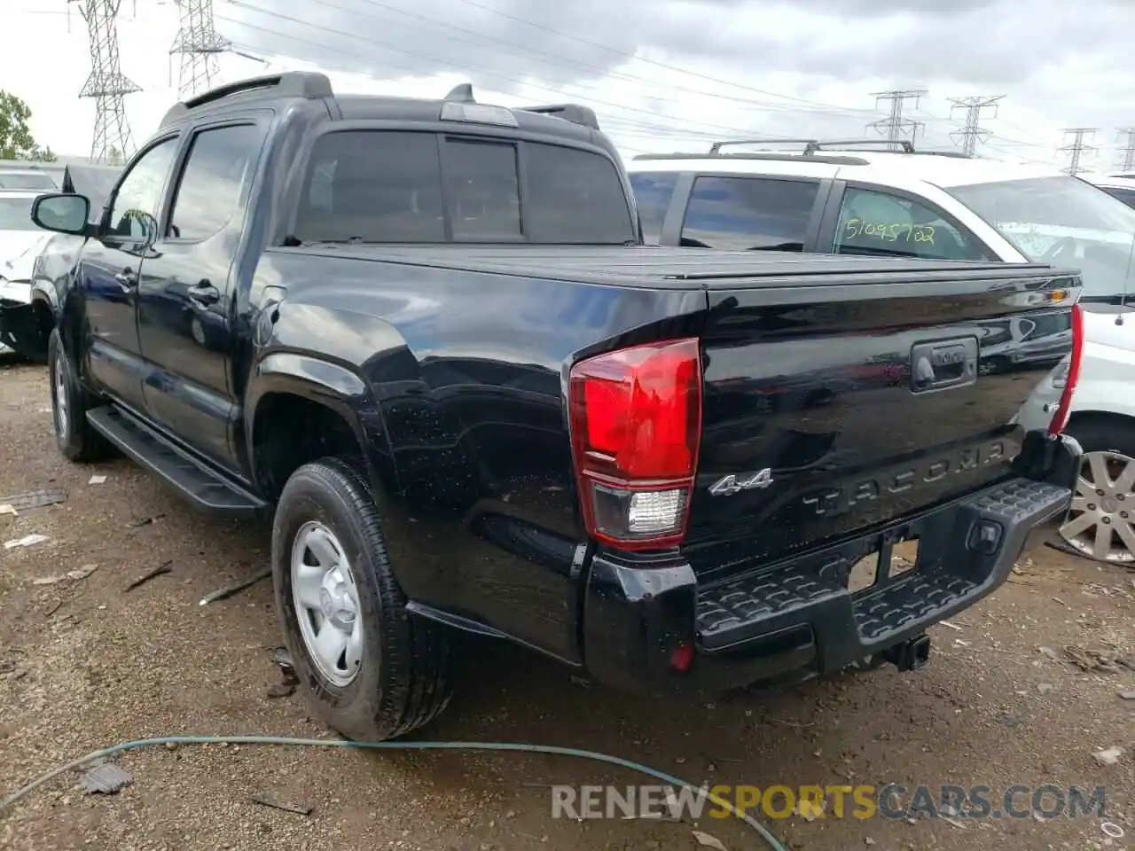 3 Photograph of a damaged car 5TFCZ5AN6MX277968 TOYOTA TACOMA 2021