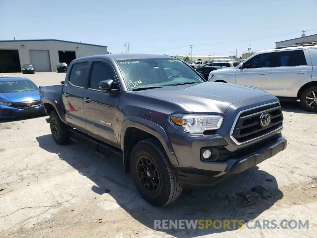 1 Photograph of a damaged car 5TFCZ5AN7MX247748 TOYOTA TACOMA 2021