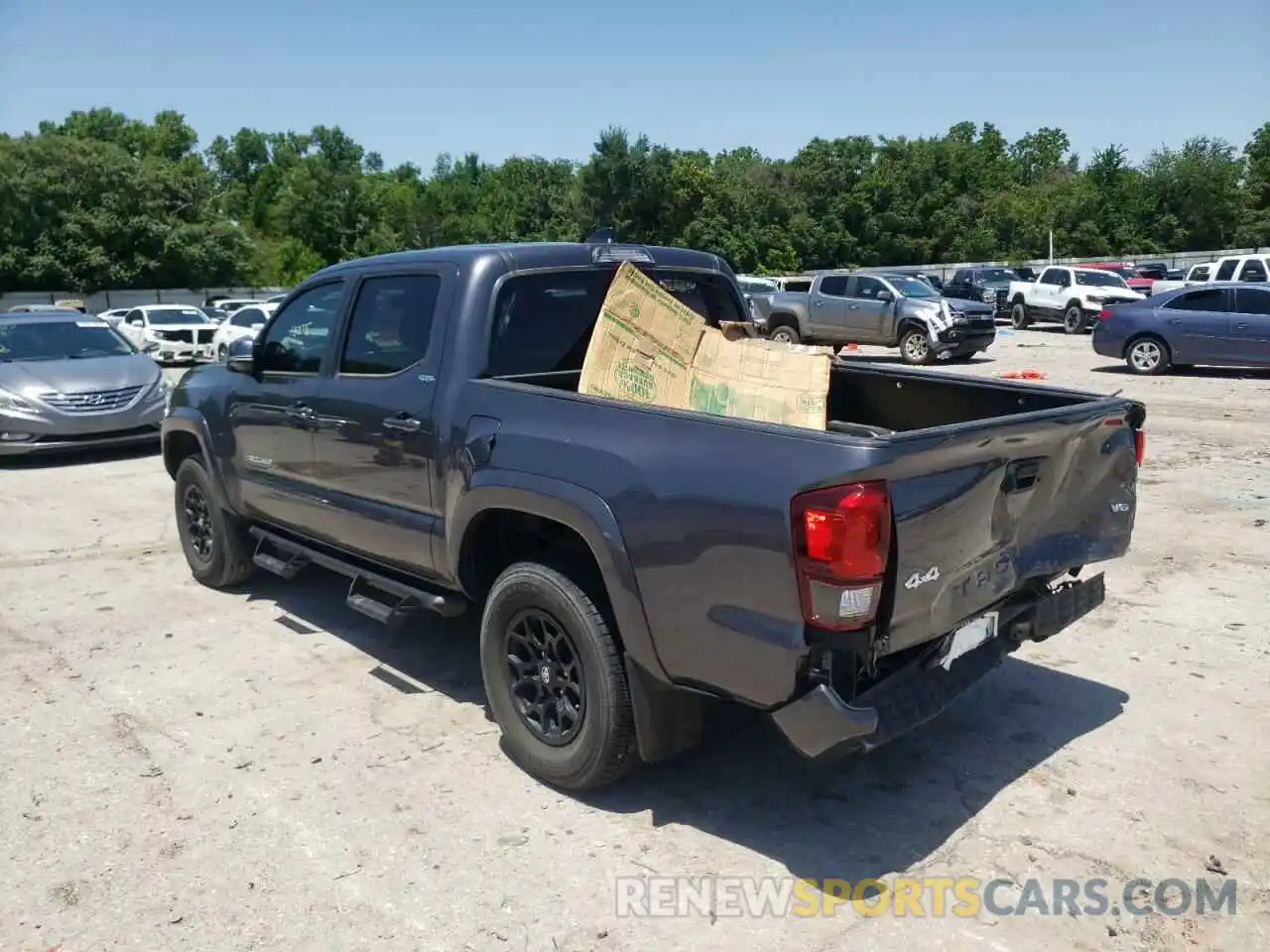 3 Photograph of a damaged car 5TFCZ5AN7MX247748 TOYOTA TACOMA 2021