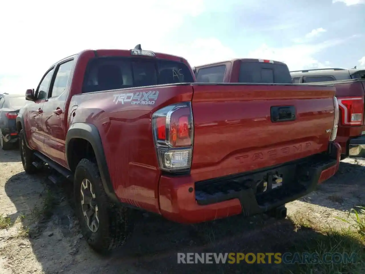 3 Photograph of a damaged car 5TFCZ5AN7MX255171 TOYOTA TACOMA 2021