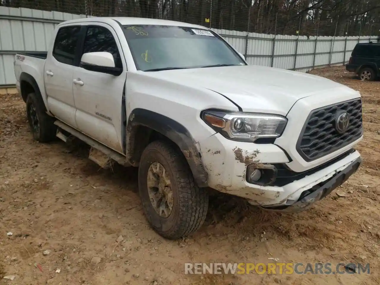 1 Photograph of a damaged car 5TFCZ5AN7MX255252 TOYOTA TACOMA 2021