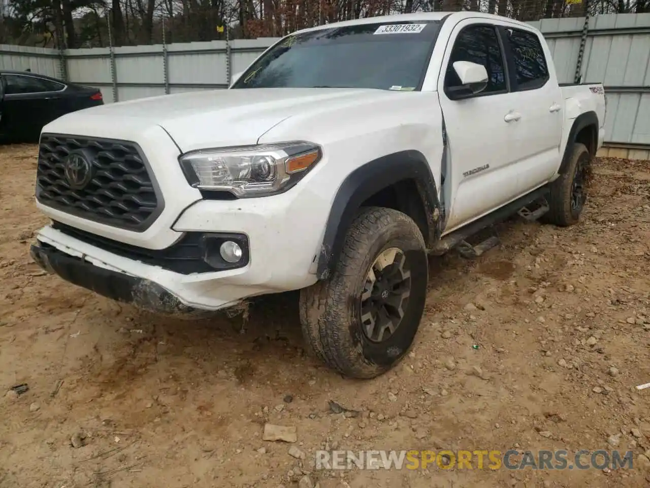 2 Photograph of a damaged car 5TFCZ5AN7MX255252 TOYOTA TACOMA 2021