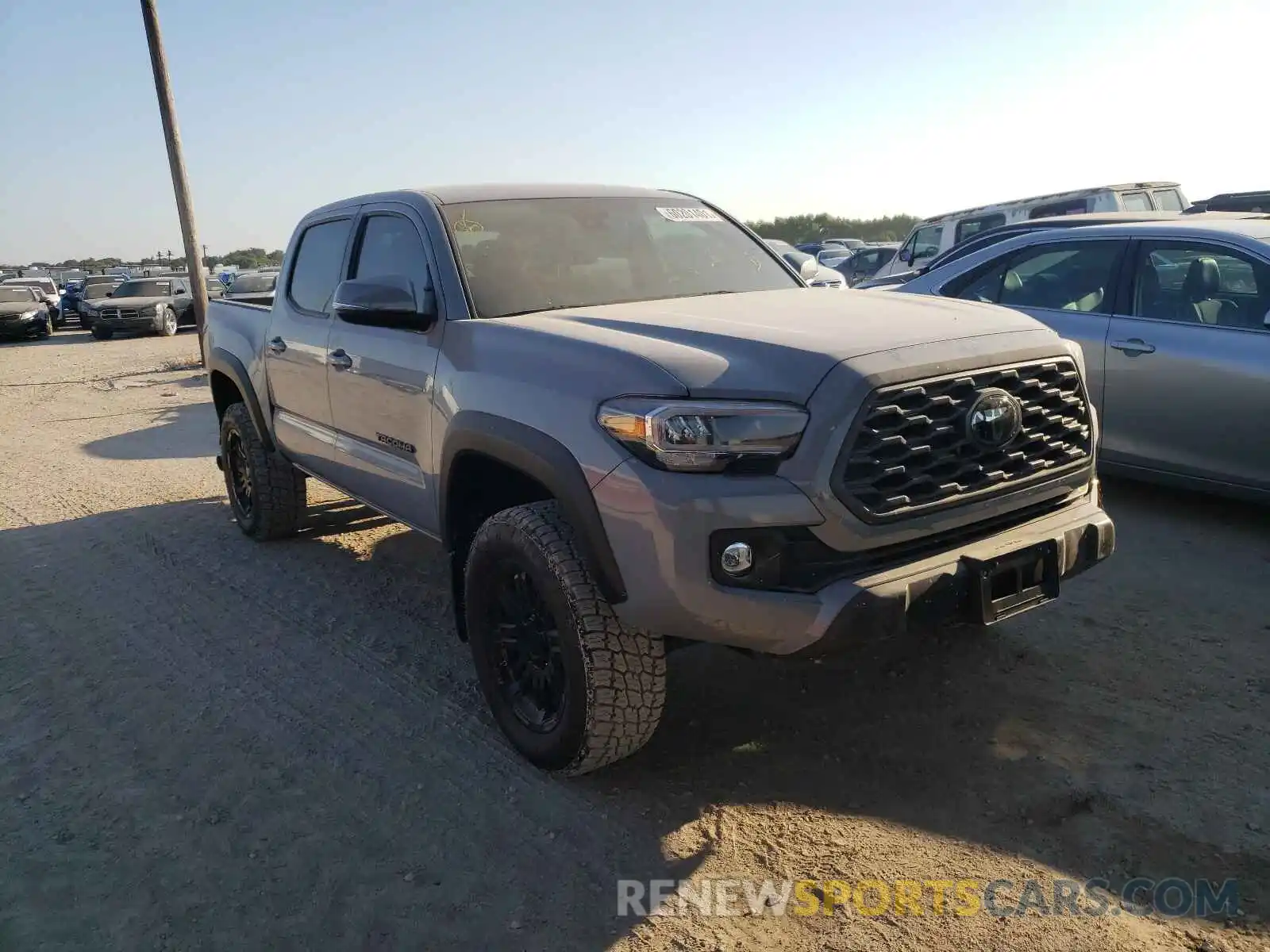 1 Photograph of a damaged car 5TFCZ5AN7MX258443 TOYOTA TACOMA 2021